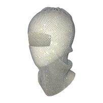 Masquerade Mesh Mask Full Face Veil for Carnival Stage Performance Party balta