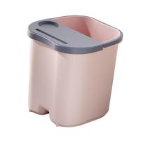 Foot Bath Tub with Massage Dots Deep Relaxation for Home Dorm Soaking Feet Toe Nails and Ankles Portable Foot Soaking Basin rožinė