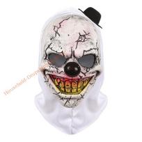 Cracked Black Nose Clown Mask Halloween Latex Headgear Face Covering Cosplay Accessory For Costume Parties 85AD China Mainland