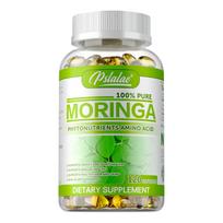 Moringos ekstrakto kapsulės, didelė koncentracija 1000 mg, natūralūs augaliniai maistinė medžiagos, lengvai įsisavinamos, tinka suaugusiems. 120*1