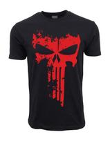 MARVEL THE PUNISHER MENS LARGE RED LOGO GRAPHIC Unisex T-Shirt L