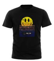 Acid Sunsets Balaeric Beats EDM Acid House Music Techno Rave Mens T Shirt Unisex T-Shirt Graphic Tee S