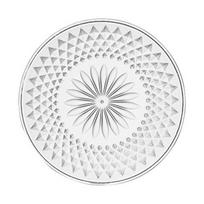 Apvalūs patiekimo padėklai Elegantiški akriliniai patiekimo padėklai užkandžiams, vaisiams Patiekalas Apvalus universalus maisto padėklas 20cm