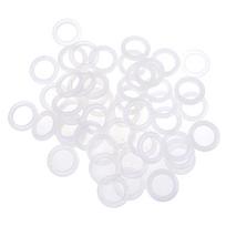 30vnt romėniškų užuolaidų dekoravimo priedai Plastikiniai žiedai Kilutės užuolaidoms juoda