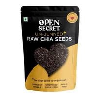 Open Secret Premium Chia Seeds | 500g | Chia Seeds Organic, Raw Handpicked Chia Seed for Eating, Healthy Snacks, Rich in Protein (Pack of 1)