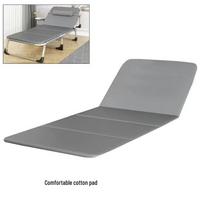 Single Folding Mattress Pad for Office Nap or Lunch Break Recliner Recliner Mat (165cm Length x 52cm Width) gray
