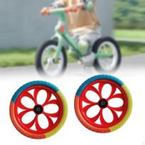 2 Pieces Balance Bike Replacement Wheel Solid Airless Tires Accessories Wheels Diameter 40cm