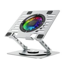 Wozinsky WDCX-X16-AS CoolBase RGB 360° Aušinimo Stovas Nešiojamajam Kompiuteriui ir Planšetei - Sidabrinis