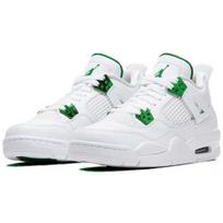 Air Jordan 4 Retro Low Green Metallic GS 408452-113 EU 36