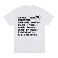 APHEX TWIN Vintažiniai marškinėliai Y2k Gatvės drabužiai Gimtadienio dovana Medvilniniai vyriški marškinėliai Nauji MARŠKINĖLIAI Moteriški viršutiniai drabužiai S