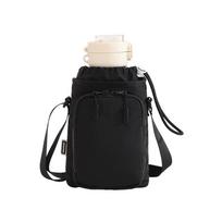 Portable Water Bottle Bag With Adjustable Strap Thermal Mugs Protective Cover Phone Pocket Outdoor Sports Travel Bag juoda