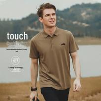 Jeep Men's Ice Silk Short Sleeve Polo Shirt P86EMKT474 M