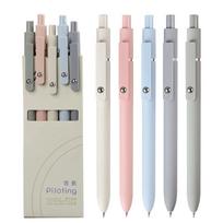 5 Pcs/Set Morandi Colour Gel Pens Kit Quick Dry Smooth 0.5mm Gel Ink Pen For Office Supplies School Student Writing Stationery