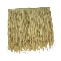 Roll Up Thatch Roof Canopy Party Fence Patio DIY Projects Lawn Plinth Thatch Tiki Hut šviesiai ruda spalva