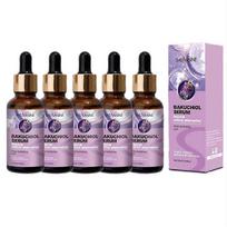 1-5x Bakuchiol serumas nuo senėjimo, natūrali retinolio alternatyva, stangrinanti-drėkinanti priežiūra, mažina raukšles, smulkias raukšles, drėkina, lygina odą 1PC