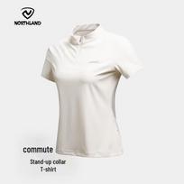 NORTHLAND Women's Kali Stand-up Collar Short Sleeve T-shirt 160/84A