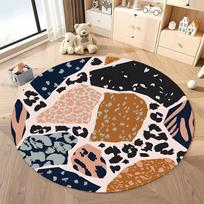 Free shipping Colorful Abstract Pattern Rug for Modern Living Rooms round carpet for home sofa bedroom,gift Diameter -60cm