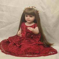 Reborn Baby Doll Viso kūno minkštas silikonas Reborn Toddler Doll Lifelike Soft Touch Dovana vaikams