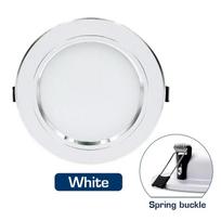 LED įleidžiamas šviestuvas AC 110V 220V įleidžiamas lubinis šviestuvas DC12V 24V 5W 9W 12W 15W 18W itin plonas šaltai baltas/šiltai baltas LED prožektorius DC12V 5W&Cold White