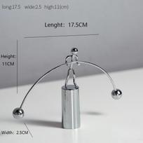 Fizikos mokslas Newton Pendulum Šiaurės šalių namų dekoravimo priedai Modernūs metaliniai Maglev Balansiniai kamuoliukai Biuro stalo dekoras Dovanos