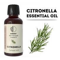 Citronelos 100% grynas eterinis aliejus Natūralus terapinės klasės Pakelia nuotaiką Volume=10ml