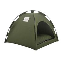 Outdoor Pet Nest Tent Breathable and Foldable Solid Color Simple Pet Cage Household Summer Cooling Mat S：35*35CM