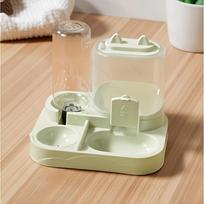 2-in-1 large-capacity automatic cat feeder and waterer - Dry and wet separation, pet hydration and healthy diet