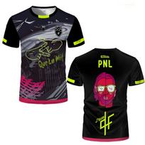 PNL Maillots 90Minute Marškinėliai Spausdinti Kvėpuojantys Futbolo Treniruočių Marškinėliai Vyriški Ir Moteriški Madingi Trumpomis Rankovėmis Apvalia Kaklo Marškinėliai S
