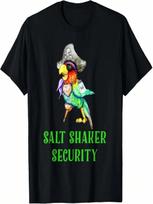 Salt Shaker Security Pirate Head Parrot Funny Concert TShirt T-Shirt S
