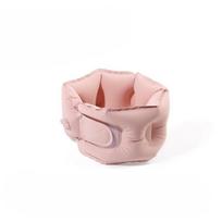 Press-to-Inflate Travel Neck Pillow  Portable U-Shaped Airplane Pillow with Storage Bag Creative Foldable Cervical Support 18x20cm