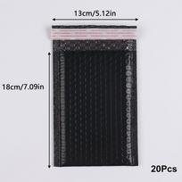 20Pcs Black Bubble Mailers Self Seal Mailing Envelopes Bags for Small Business Shipping and Packaging