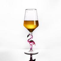 Pink Flamingo Martini Goblet Cocktail Glass for Celebration Cocktail Birthday 330ML