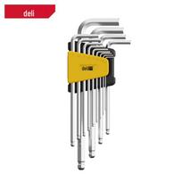 Deli 13-Piece Metric Ball-End Hex Key Set with Force Bar