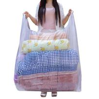 Large Thickened Transparent Plastic Carry Bags skaidri