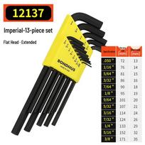BONDHUS 13-Piece Imperial Hex Key Wrench Set 13-Piece Set