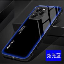 For Xiaomi POCO X5 Pro Case Hard Tempered Glass Gradient Protective Back Cover Case For Xiaomi POCO X5PRO 5G Phone Shell Housing For POCO X5 PRO geltona