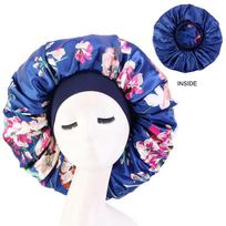Flaxseed Baked Oil Care Heating Cap Hair Mask Microwavable Hot Head Thermal Heat Drying Hat Steamer Beauty Tools Convenient Home blue