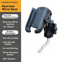 Universal Shockproof Phone Holder For Bike Motorcycle Handlebar Bicycle Mount Bracket For Road Mountain Riding Bike A1