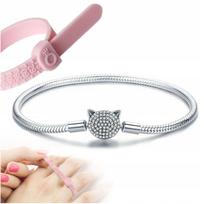 Bransoletka + Pandora Miarka Jub. Charms 925 18 Cm