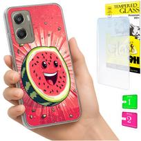 Etui Do Motorola Moto G06 / G06 Power Obudowa Case Plecki Arbuz + Szkło