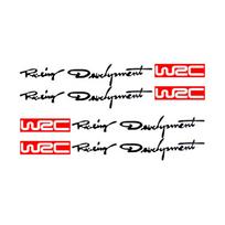 4 vnt. Automobilio rankenų lipdukai WRC ralio lenktynių juosta Automobilio lipdukai Vinilo JDM lipdukai Ant automobilio durelių Tiuningas Automobilio išorės aksesuarų dekoras