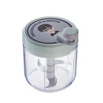 200/400 ml rankinis česnako smulkintuvas Virtuvinis kombainas, rūdijimui atsparus peilis, universalus smulkintuvas česnakams, mėsai, riešutams, daržovėms 400ML šviesiai mėlyna spalva