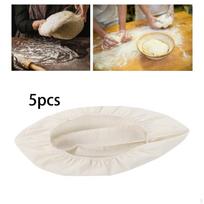 5 vnt. kepimo duonos kildinimo krepšelio įdėklai tešlai Naudingi Medvilniniai Patogūs 9 inch Round