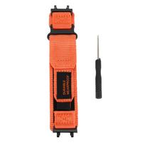 Nylon Sport Strap Sport Nylon Replacement Wristband Outdoor Hook and Loop Watch Band for Huami T oranžinė