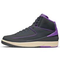 Air Jordan 2 Retro Off Noir Mauve Women Sneakers Grey Sky-J-Mauve Guava-Ice DX4400-005 35.5
