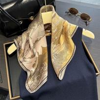 Naujas 100% natūralaus tikro šilko skara moterims bandana kvadratinės skaros apvyniojimas nosinaitė šilkmedžio mada prabanga aukštos kokybės hidžabo skara Real Silk 53x53cm