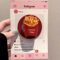 3D French Fries Magsafe Magnetic Phone Holder, Foldable & Strong Suction, Trendy for Girls