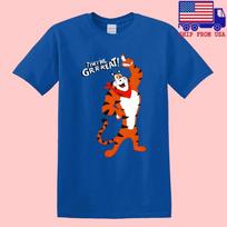 Tony The Tiger They're Great Men's Blue Size S-5XL L