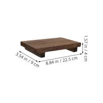 Plant Pot Stand Wooden Flowerpot Base Bonsai Pot Planter Riser Vase Display Stand Bottom Rack Indoor Flowerpot Holder Decoration
