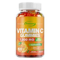 Vitaminas C 1000 mg gumos su cinku ir žolelių ekstraktais – puikaus apelsinų skonio – be glitimo, be GMO 120